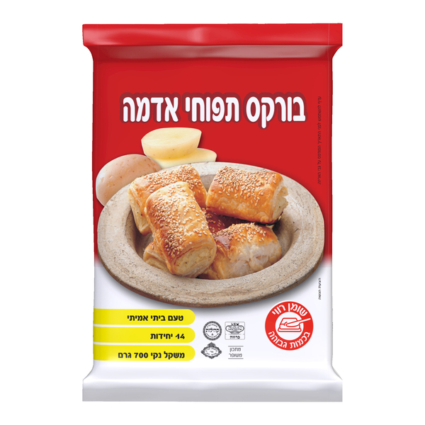 בורקס תפו"א 700  ג`סדרה אדומה - מידע תזונתי