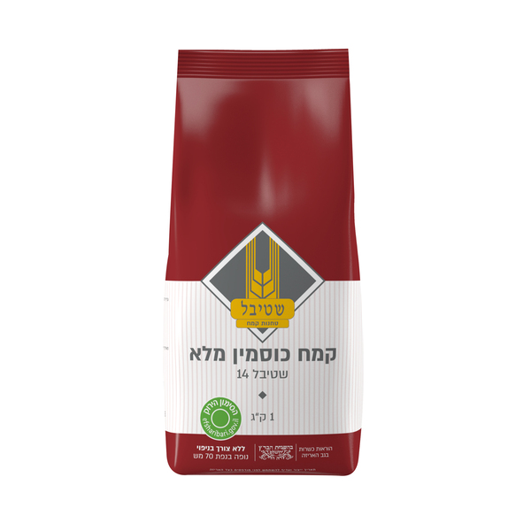קמח כוסמין מלא ללא צורך  בניפוי - מידע תזונתי
