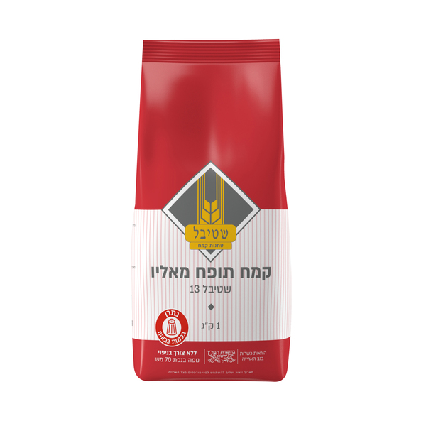 קמח תופח ללא צורך בניפוי 1ק"ג - מידע תזונתי