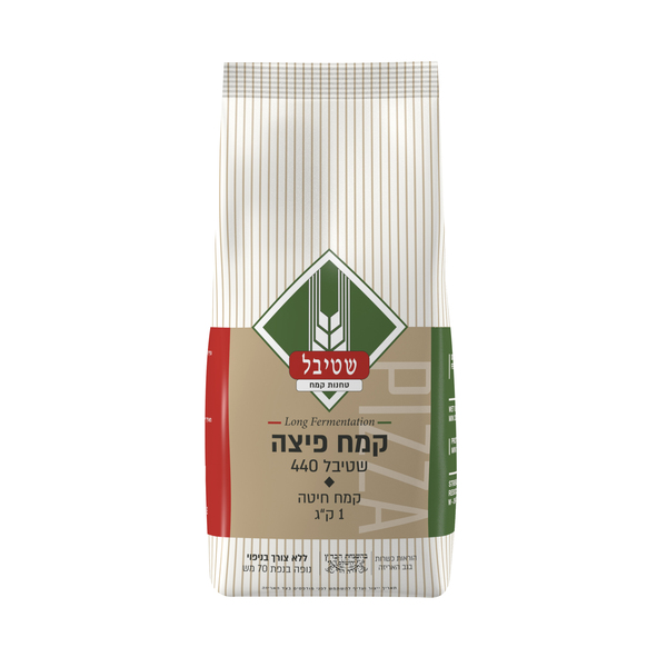 קמח פיצה שטיבל ללא צ.בניפוי - מידע תזונתי
