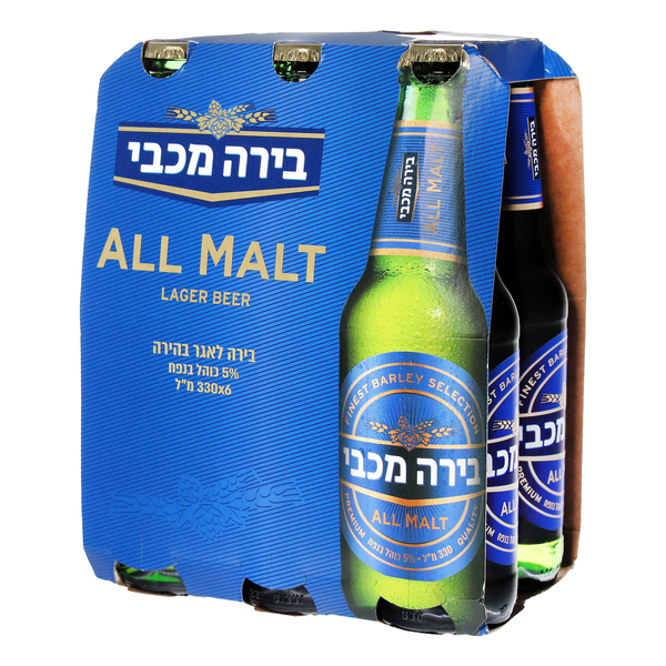 ערכים תזונתיים מכבי שישייה 330מ"ל בקבוק