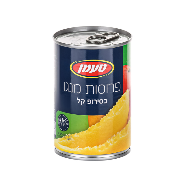 פרוסות מנגו 425 גרם בסירופ - מידע תזונתי