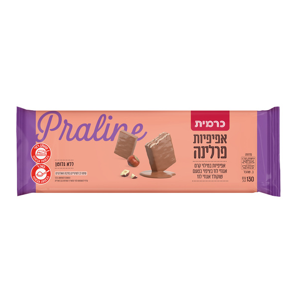 אפיפיות פרלינה  מצופות 130ג - מידע תזונתי