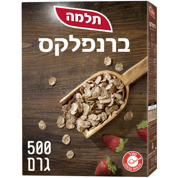 ברנפלקס פתיתים 500גרם - מידע תזונתי