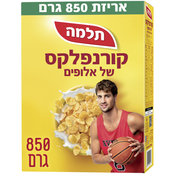 קורנפלקס אלופים 850ג בדץ. - מידע תזונתי