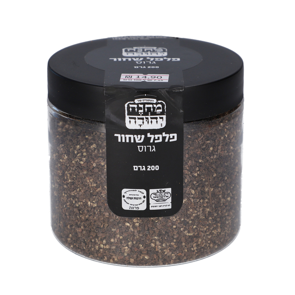 פלפל שחור גרוס 200גר - מידע תזונתי
