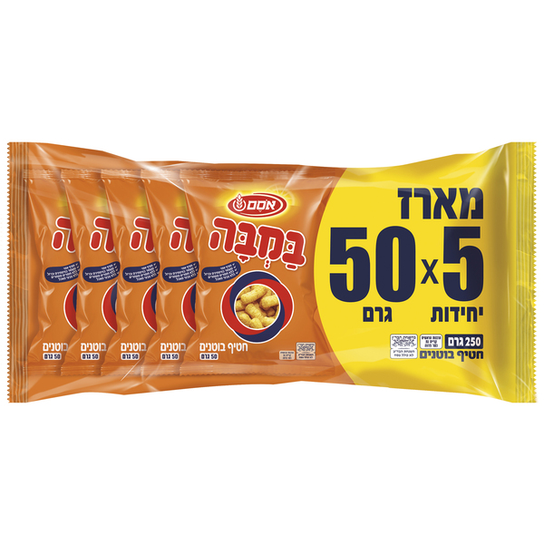 במבה  מארז 50גרם *5יח - מידע תזונתי