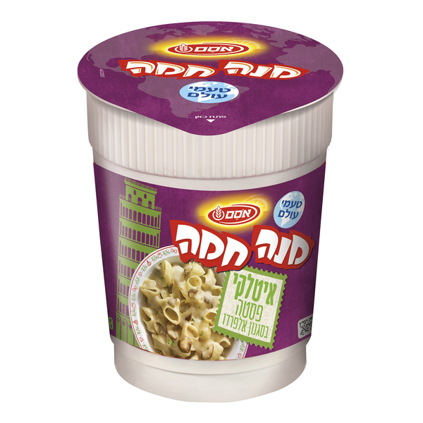 מנה חמה איטלקי פסטה בסגנון אלפרדו 60גר - מידע תזונתי