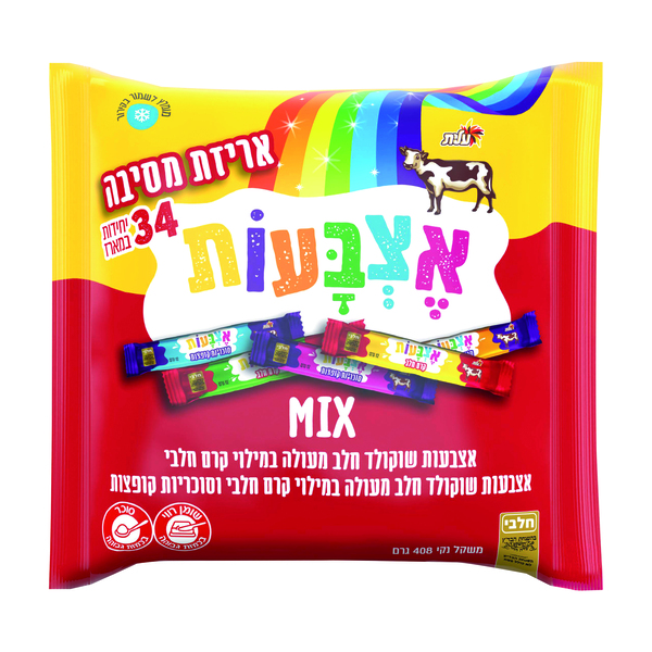 אצבעות מיקס מסיבה שקית 408גר - מידע תזונתי