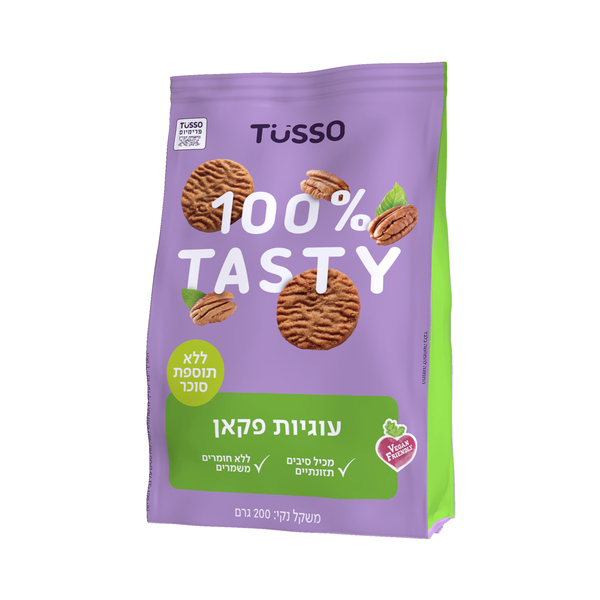 עוגיות פקאן 200 גר`טוסו