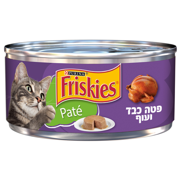 מזון לח לחתול פטה כבד ועוף
