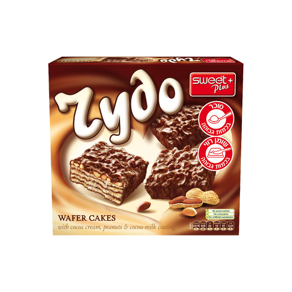 עוגת וופל צודו בוטנים 180 גרם