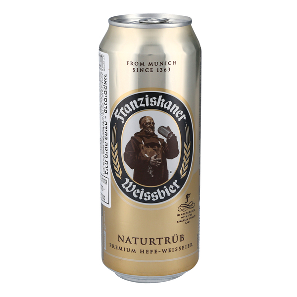 בירה פרנסיסקאנר בהירה פחית 500 מל