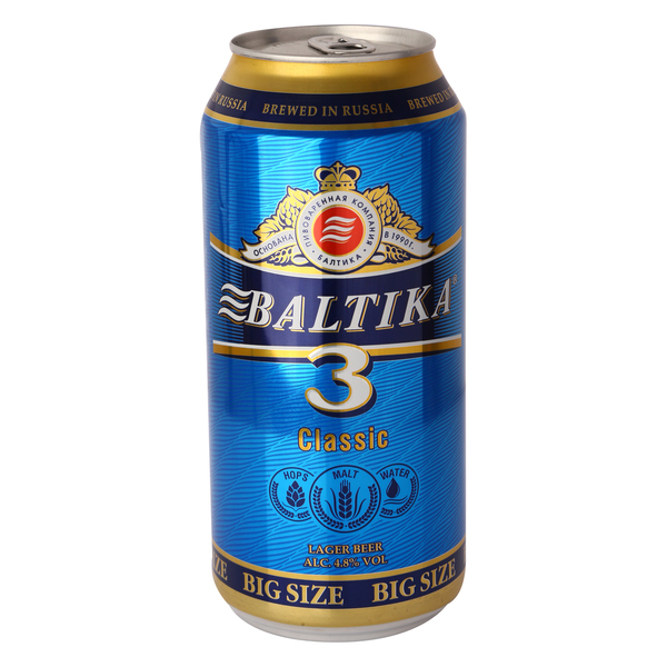 בירה בלטיקה מס 3 900 מ"ל פחית