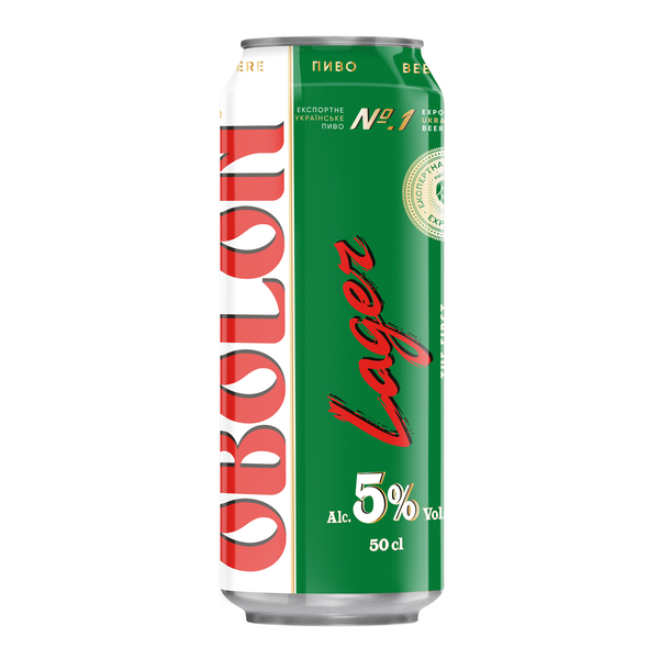 בירה אובולון ירוק פחית 500 מ"ל