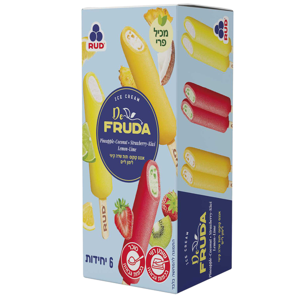 מאגדת גלידת שרבט מיקס טרופי defruda