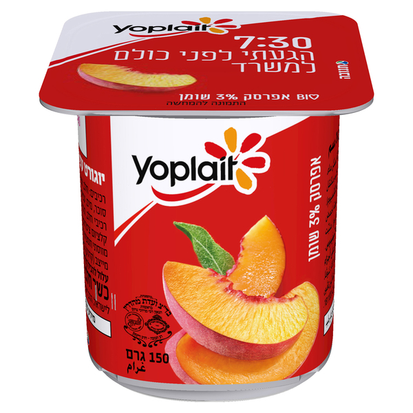 יוגורט אפרסק מאוהב 3%