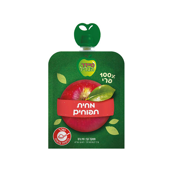 מחית תפוחים סיידר הגליל 90 גר - מידע תזונתי