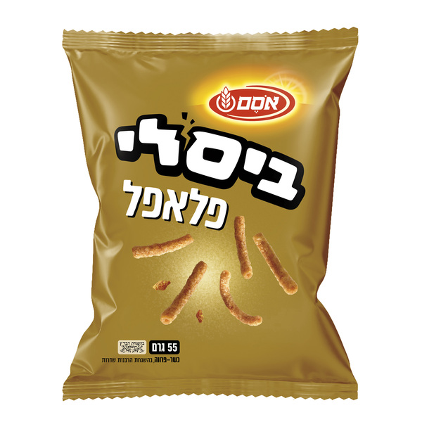 ביסלי אסם בטעם פלפל 55 גר - מידע תזונתי