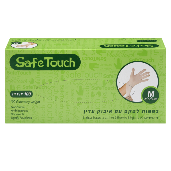 סייף טאצ כפפות לאטקס