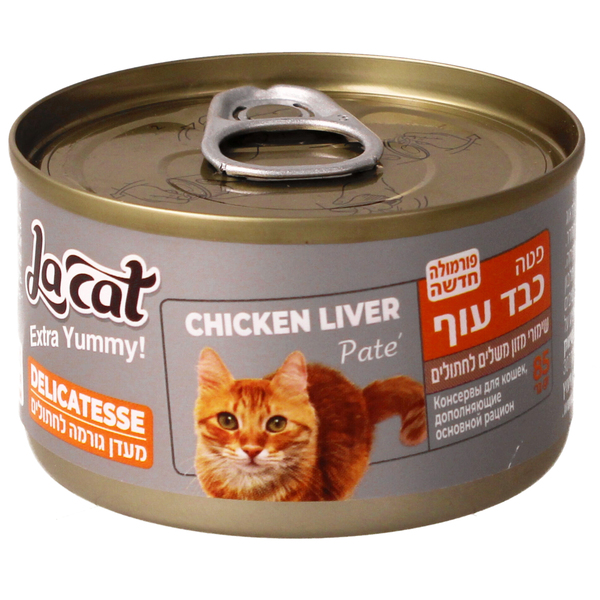 לה קט דליקטס פטה כבד עוף 85 גר - מידע תזונתי