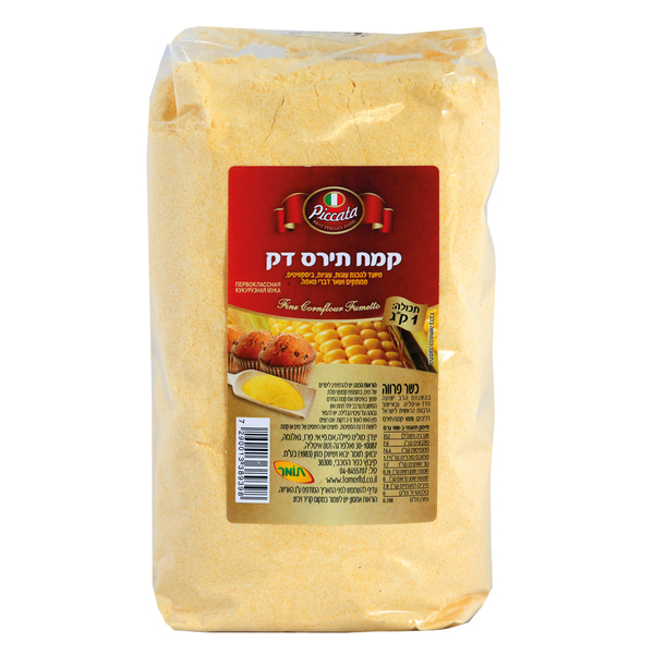 קמח תירס דק 1 קג - מידע תזונתי