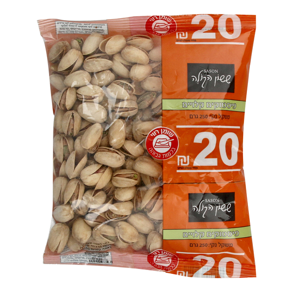 פיסטוק קלוי 250ג'