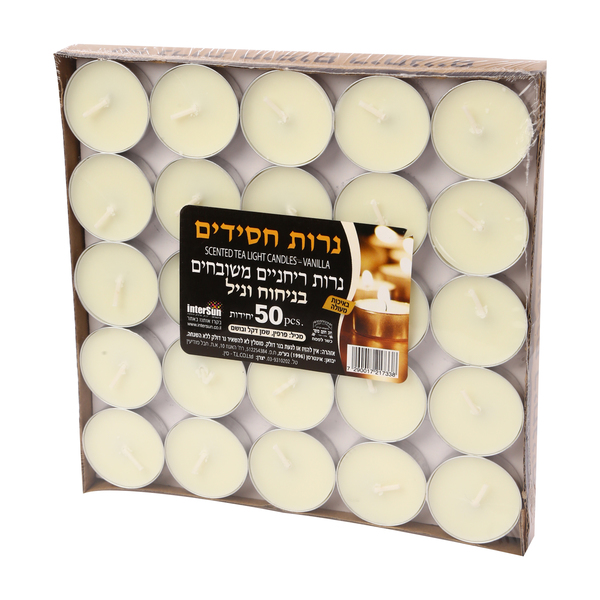 נרות חימוםוניל 50 יח