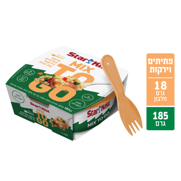 מיקס טוגו טונה עם פתיתים סטארקיסט 185 גר - מידע תזונתי