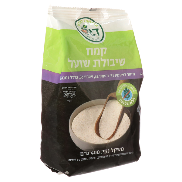 קמח שיבולת שועל דגש 500 גר - מידע תזונתי