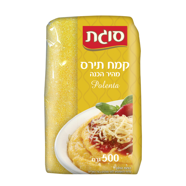 פולנטה מהירת הכנה 500 גר - מידע תזונתי