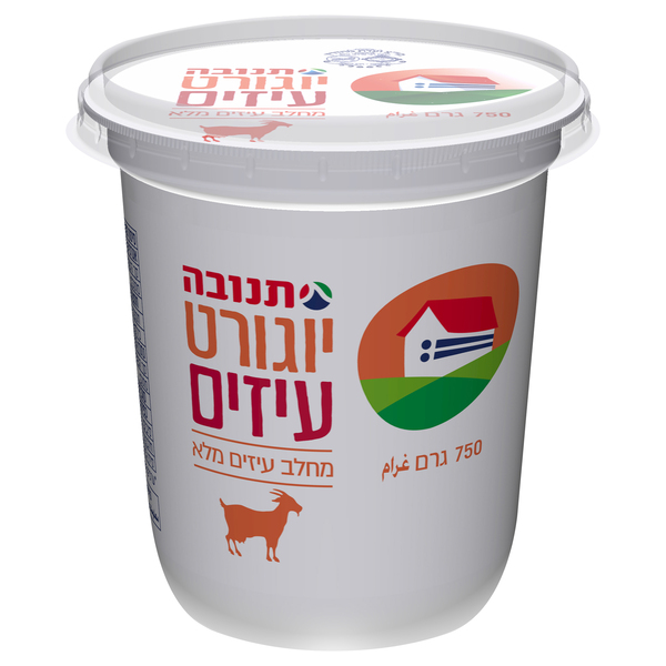 יוגורט מחלב עיזים מלא 750 גר - מידע תזונתי