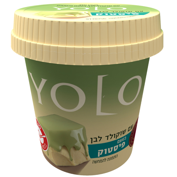 מעדן יולו שוקולד חלב פיסטוק 123 גר - מידע תזונתי