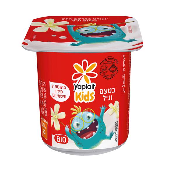 יוגורט יופלה קידס וניל 150 גר - מידע תזונתי