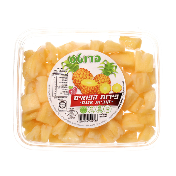אננס חתוך פרוט לנד 300 גר`