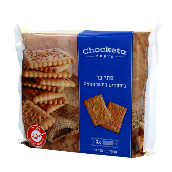 פתי בר צוקטה ביסקוויט בטעם חמאה 400 גר