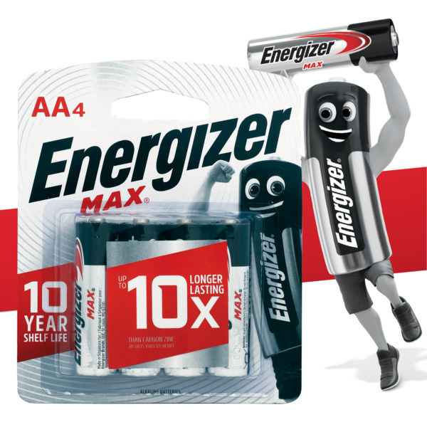 סוללות אלקליין מקס AA4+1  ריפרש