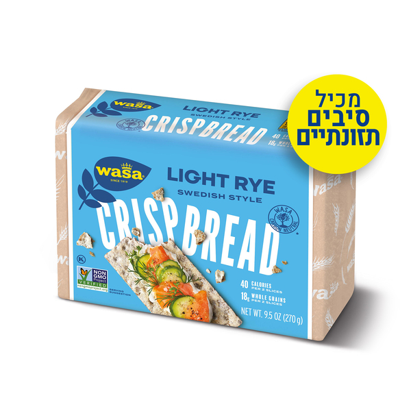 קרקר ואזה 203-275 גרם מקמח שיפון