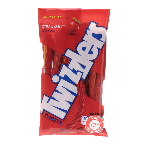 סוכריות ארוכות בטעם תות טוויזלרס Twizzlers