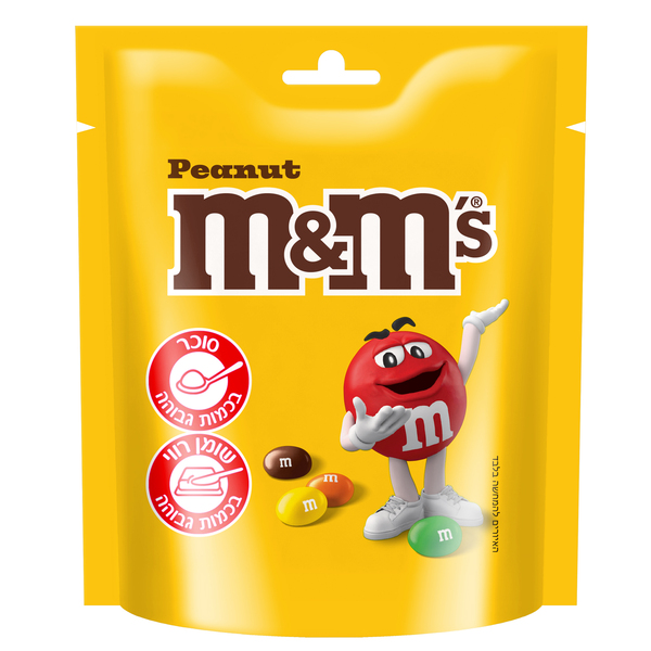 ‫אם אנד אם m&m בוטנים - 250 גרם