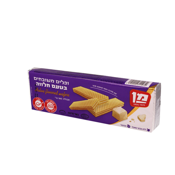וופל 180 גר` חלבה מן - מידע תזונתי