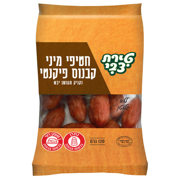 חטיפי מיני קבנוס פיקנטי ‏120 ג' טירת צבי