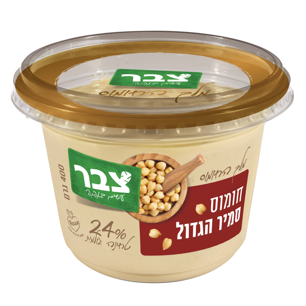 חומוס צבר סמיר הגדול - מידע תזונתי