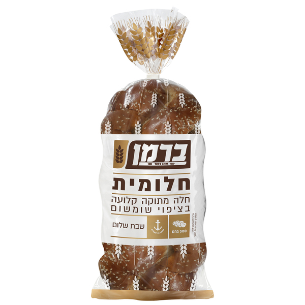 חלה מתוקה חלומית ארוזה 500 גרם.