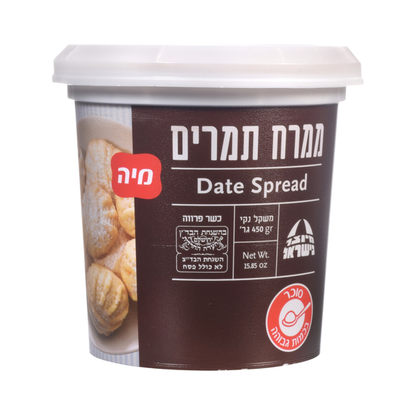 ממרח תמרים 450 גר` - מידע תזונתי