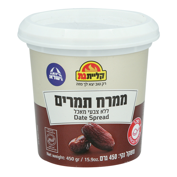 ממרח תמרים קליית גת (450 גרם) - מידע תזונתי