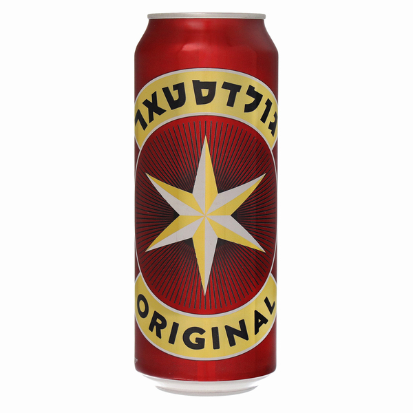בירה בפחית גולדסטאר (500 מל) - מידע תזונתי