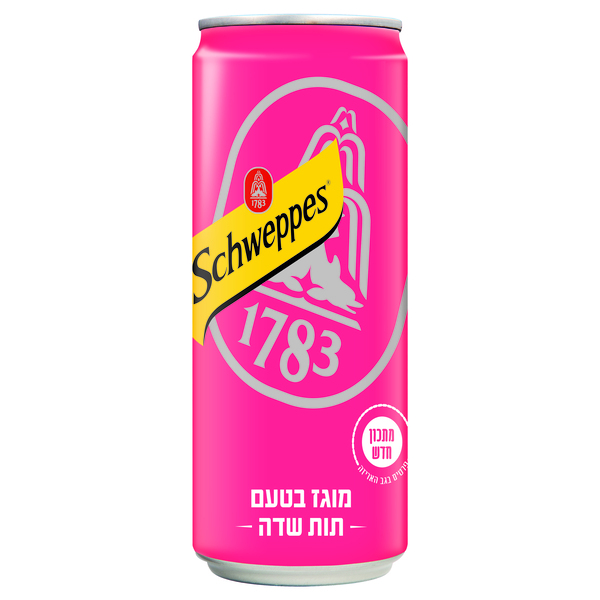 משקה מוגז בטעם תות שוופס (330 מל) - מידע תזונתי