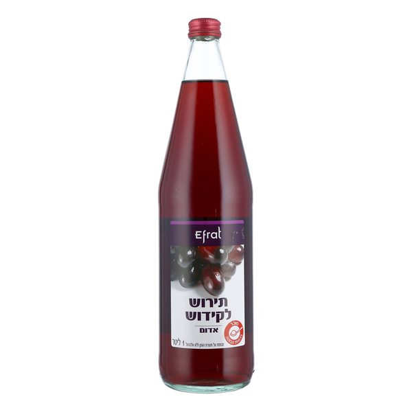יין מיץ ענבים תירוש קבי אפרת 1 ל'