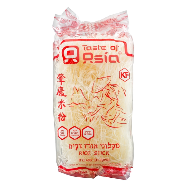 אטריות אורז דקות טעמי אסיה (400 גרם) - מידע תזונתי